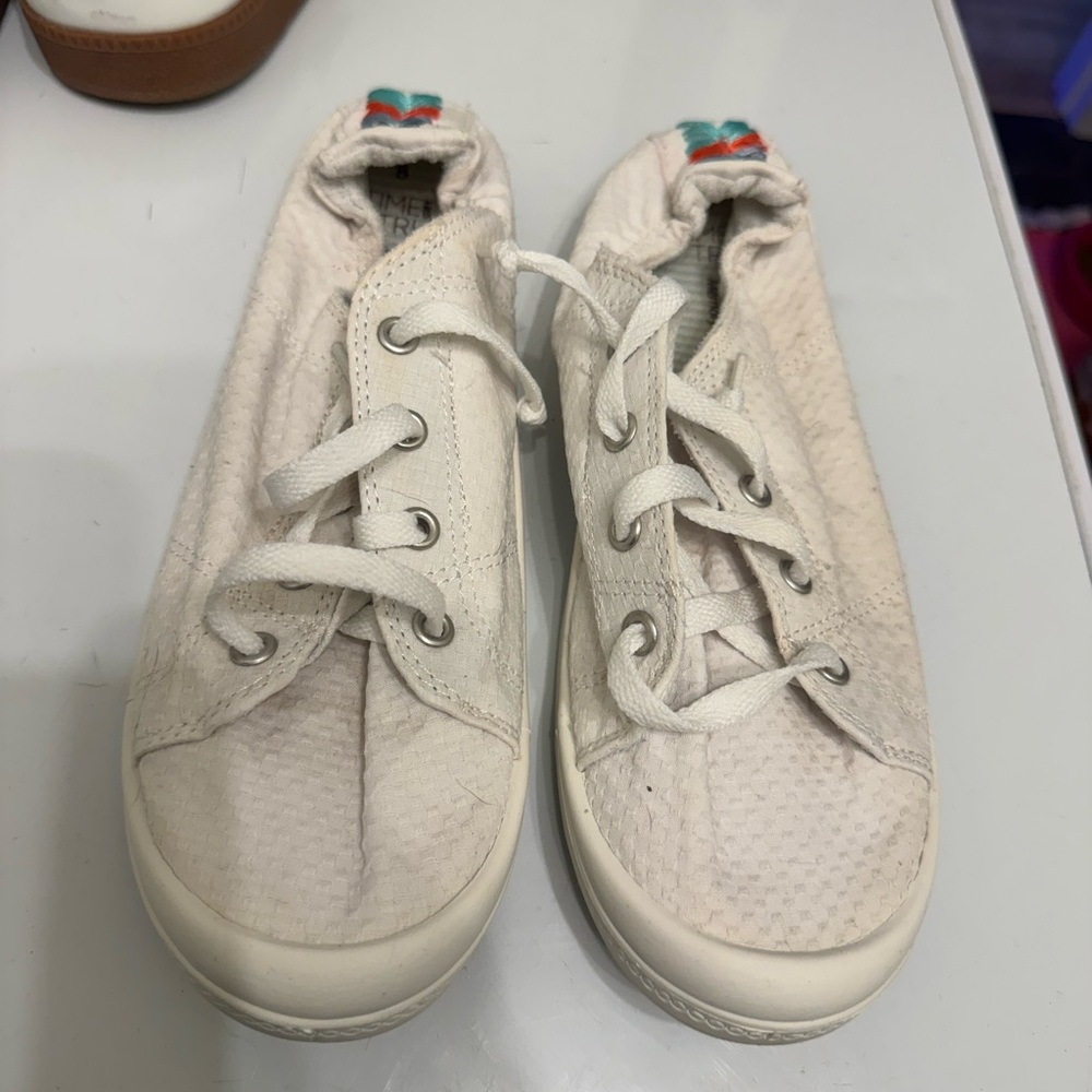 Kids White Casual Shoes